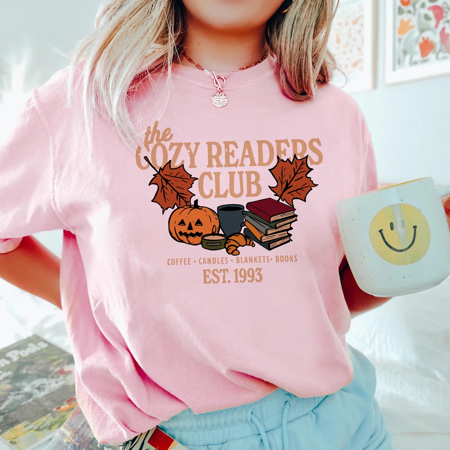 Cozy Readers Club Comfort Colors Graphic Tee
