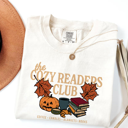 Cozy Readers Club Comfort Colors Graphic Tee