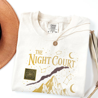 Night Court Comfort Colors T-Shirt – To the Stars ACOTAR Graphic Tee