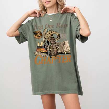 Fourth Wing Comfort Colors T-Shirt – Just One More Chapter Book Tee