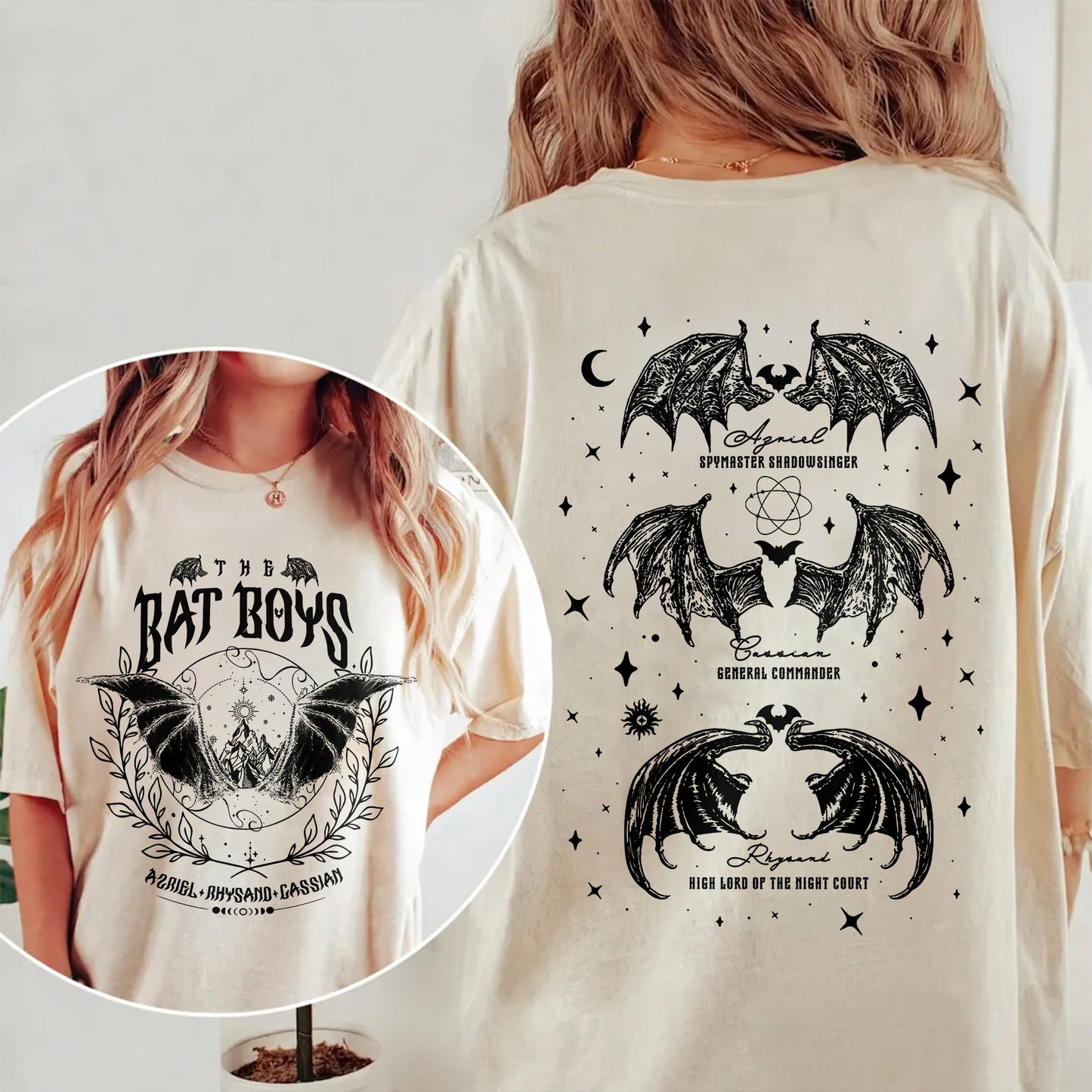 The Bat Boys Comfort Colors T-Shirt – Night Court Winged Warriors Tee