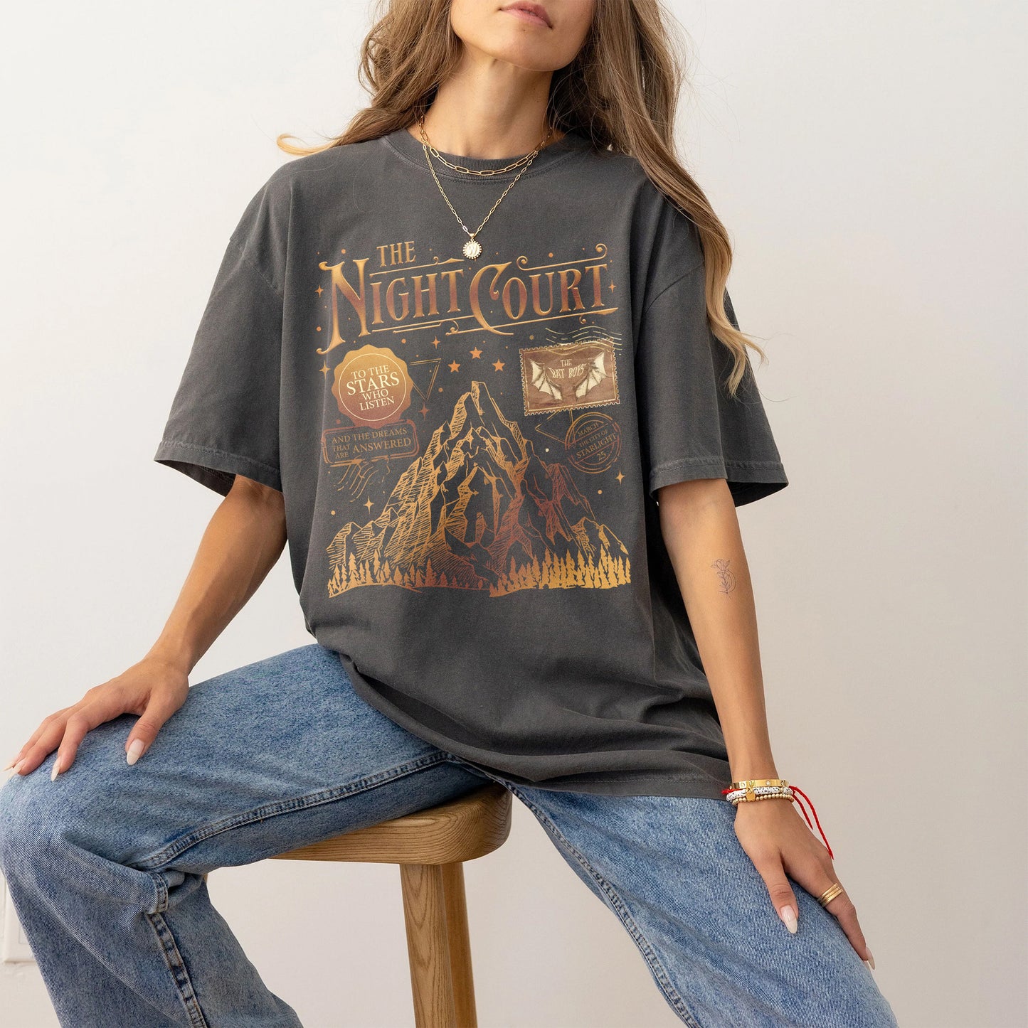 Night Court Comfort Colors T-Shirt – ACOTAR Graphic Tee