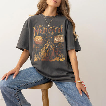 Night Court Comfort Colors T-Shirt – ACOTAR Graphic Tee