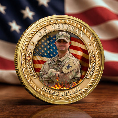 Personalized 250th Anniversary USA Independence Commemorative Coin, Gold And Silver 250th Coin, Patriotic Gifts EKHI-05076331