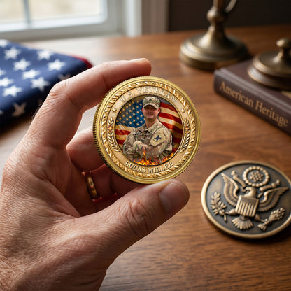 Personalized 250th Anniversary USA Independence Commemorative Coin, Gold And Silver 250th Coin, Patriotic Gifts EKHI-05076331