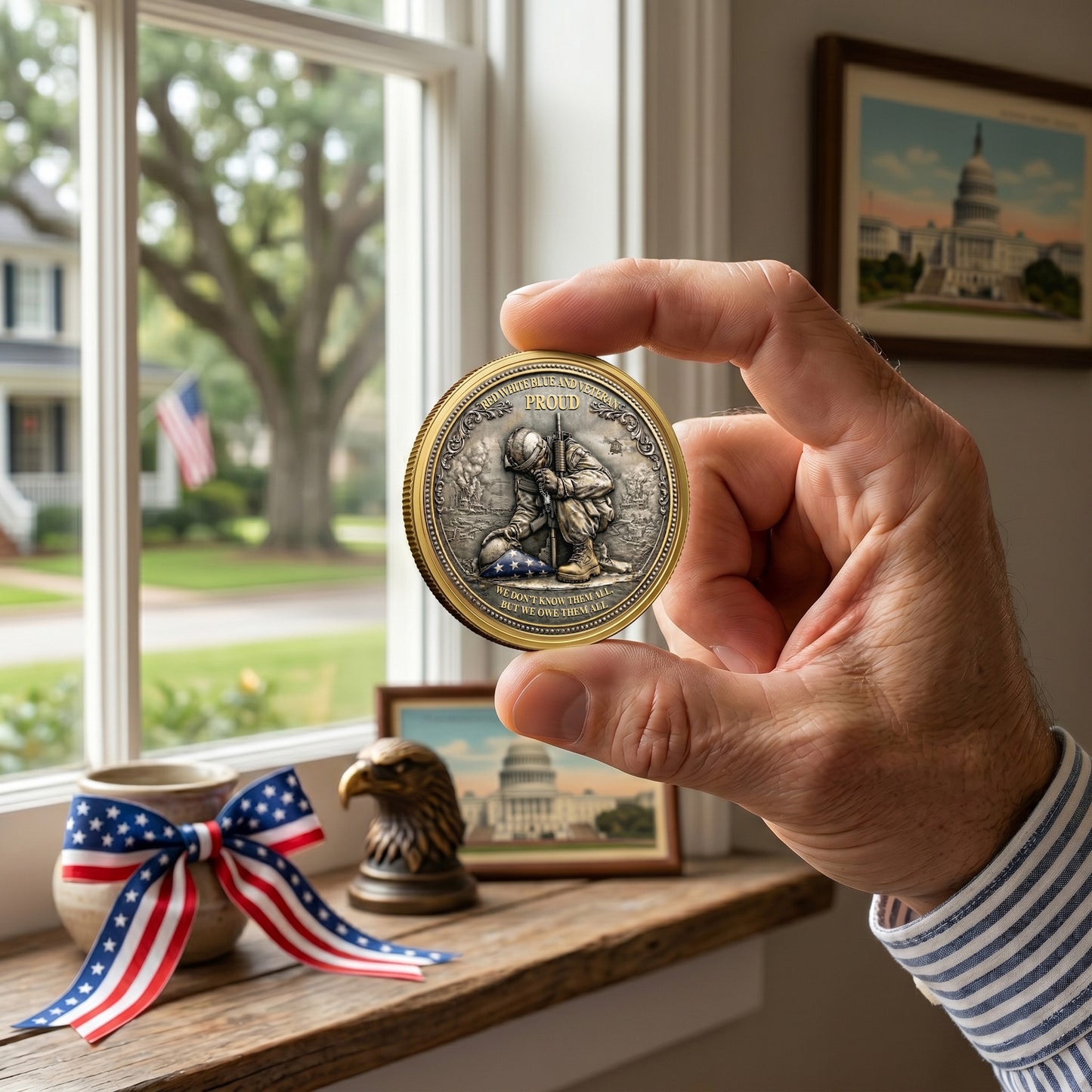 250 Years Of Independence Commemorative Coin, Gold And Silver 250th Coin, July 4th Gifts EKHI-05086351