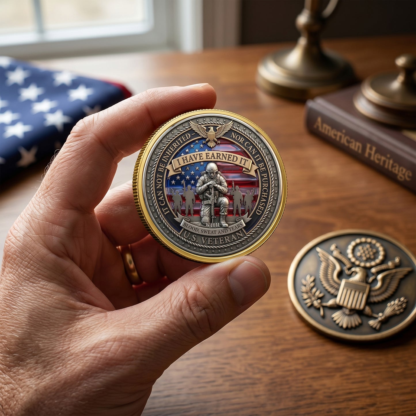 Personalized 250th Anniversary Commemorative Coin With Image, Gold And Silver 250th Coin, Independence Day Gifts EKHI-05086351
