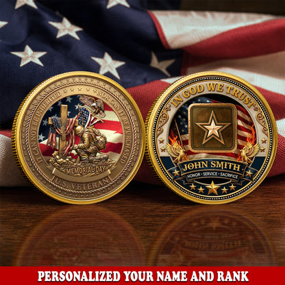 Personalized  1776-2026 250th Anniversary Commemorative Coin With Name And Rank, Gold And Silver 250th Coin, July 4th Gifts EKHI-05086351