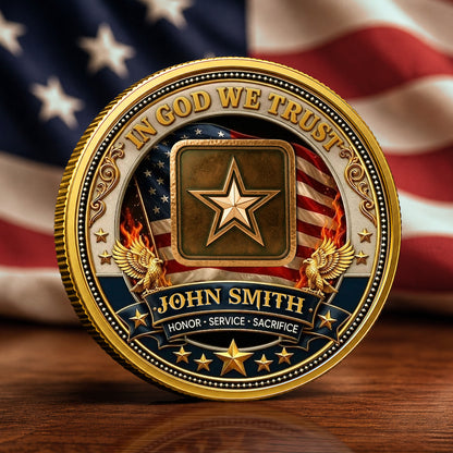 Personalized  1776-2026 250th Anniversary Commemorative Coin With Name And Rank, Gold And Silver 250th Coin, July 4th Gifts EKHI-05086351