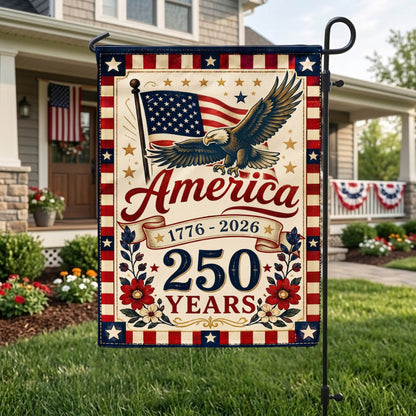 USA 250th Anniversary Garden Flag, July 4th Independence Decoration EKHI-05126407