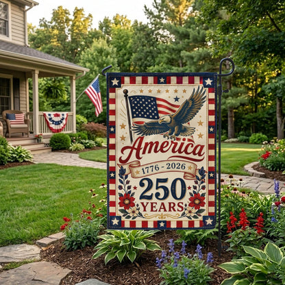 USA 250th Anniversary Garden Flag, July 4th Independence Decoration EKHI-05126407