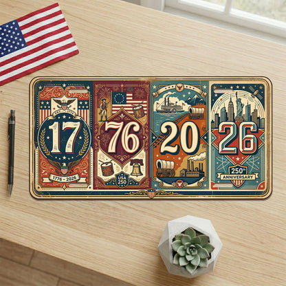 Patriotic USA 250th Anniversary License Plate, 250th Anniversary Gifts ETHY-01225201