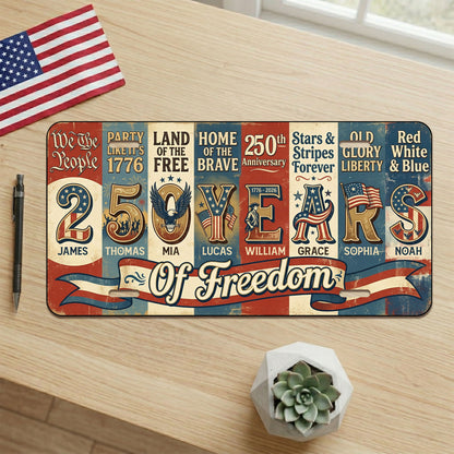 Personalized 250th Anniversary License Plate, 250 Years Of Freedom, Patriotic Gifts ETHY-01225201