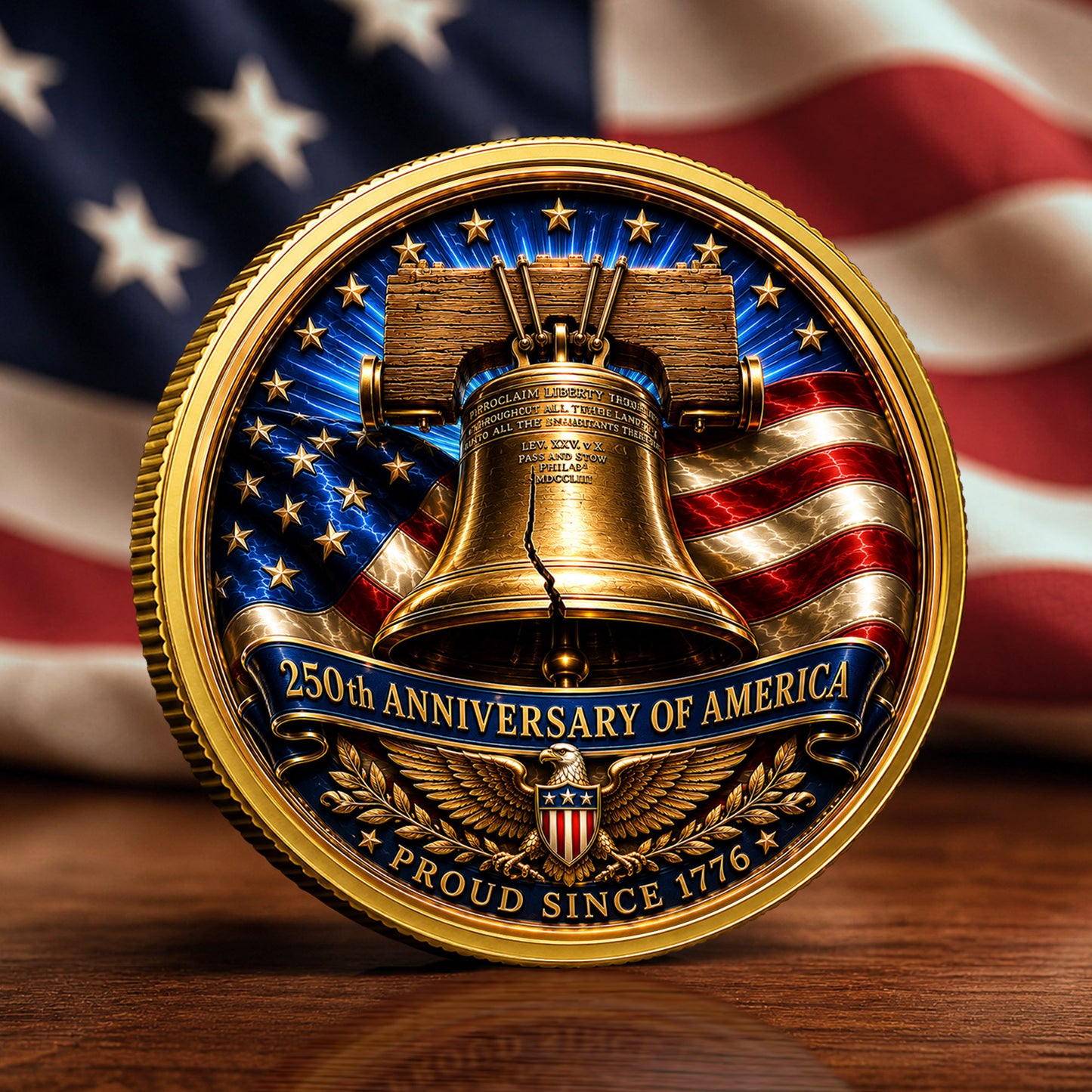 America 250th Anniversary Commemorative Coin, Gold And Silver 250th Coin, We The People Patriotic Gift ETHY-05056300