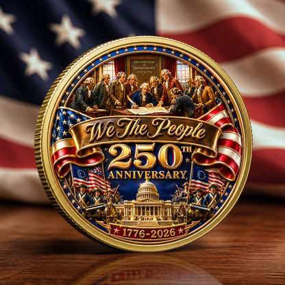 America 250th Anniversary Commemorative Coin, Gold And Silver 250th Coin, Independence Day Gifts ETHY-05056300