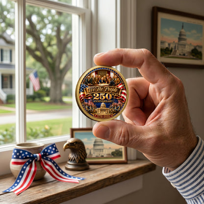 America 250th Anniversary Commemorative Coin, Gold And Silver 250th Coin, Independence Day Gifts ETHY-05056300