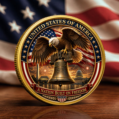 250th Independence Commemorative Coin, Gold And Silver 250th Coin, USA 250th Anniversary Coin, 1776-2026 Patriotic Gifts ETHY-05056300