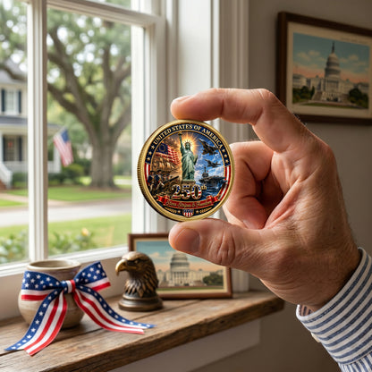 250th Independence Commemorative Coin, Gold And Silver 250th Coin, USA 250th Anniversary Coin, 1776-2026 Patriotic Gifts ETHY-05056300