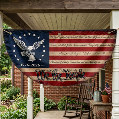 USA 250th Anniversary Semicirle Flag, 1776-2026 Patriotic Flag, 4th of July Gift ETHY-05156481