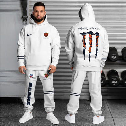 Chicago Bears Combo Custom Hoodie And Sweatpants, Gift For Sport Fans ETRG-62589