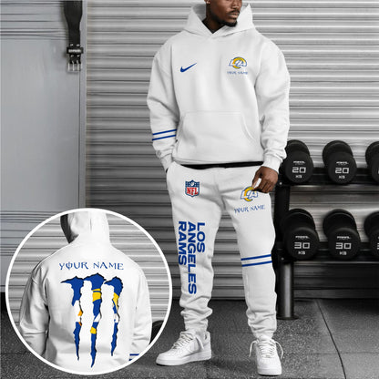 Los Angeles Rams Combo Custom Hoodie And Sweatpants, Gift For Sport Fans ETRG-62589