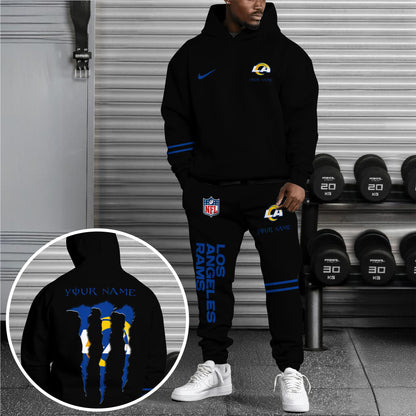 Los Angeles Rams Combo Custom Hoodie And Sweatpants, Gift For Sport Fans ETRG-62589