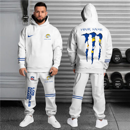 Los Angeles Rams Combo Custom Hoodie And Sweatpants, Gift For Sport Fans ETRG-62589
