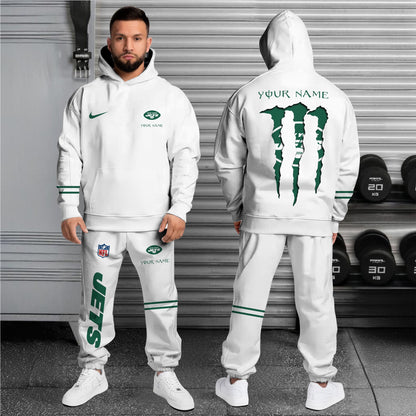 New York Jets Combo Custom Hoodie And Sweatpants, Gift For Sport Fans ETRG-62589