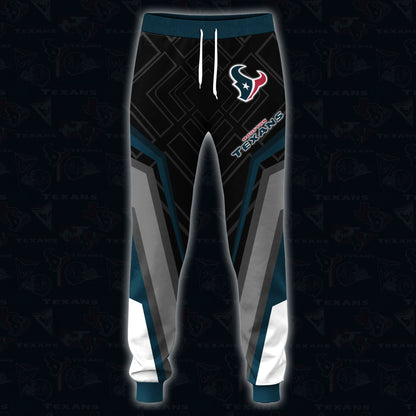 Houston Texans Combo Hoodie And Sweatpants Custom Your Name, Sport Hoodie Sweatpants Set, Sport Gifts For Fans ETRG-62591