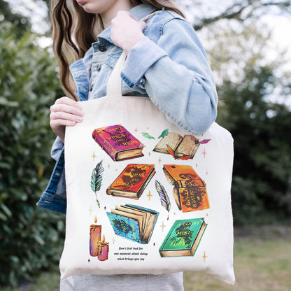 ACOTAR Series Book Tote – Fantasy Reader Aesthetic Bag