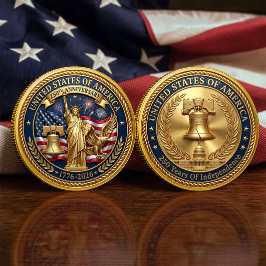 250th Anniversary Commemorative Coin, Gold And Silver 250th Coin, Independence Day Gifts ETHY-05056300