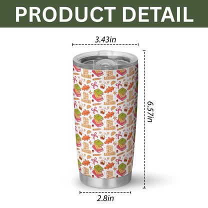Fall Into Reading Bookish Tumbler
